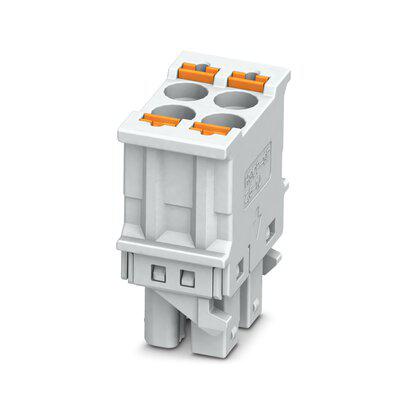 2201780 Phoenix Contact, 5mm Pitch, 5-1U4-7035, HSCP-SP 2, 4 Way, , Pluggable Terminal Block, Plug, Push-In, Push In Spring