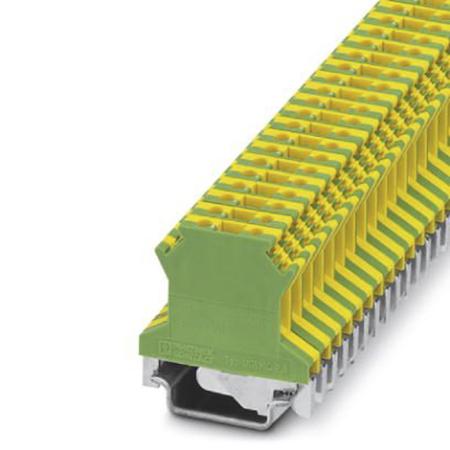 0441025 Phoenix Contact  USLKG 2.5 Series Green, Yellow, Single-Level, Screw Termination