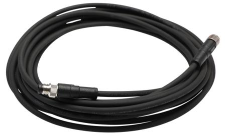282-5445 RS PRO Male 3 way M8 to Female 3 way M8 Cable, 5 m
