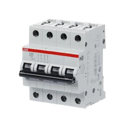 2CDS244701R0321 ABB S204L MCB, 4P, 32A Curve D, 400V AC, 6 kA Breaking Capacity