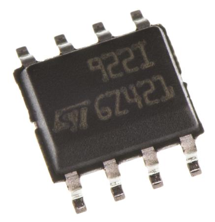 TS922IDT  STMicroelectronics, Operational Amplifier, 4 MHz, 8-Pin 12 V SOIC