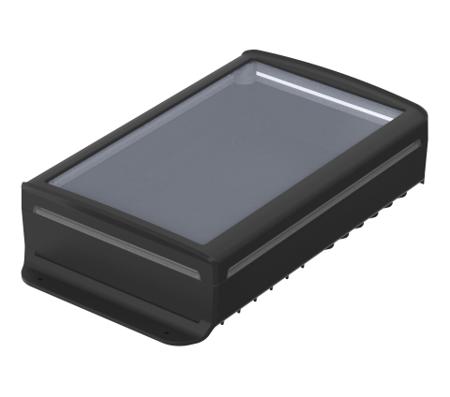 48328650-HMT2 Bopla BoVersa Series Black, Transparent Polycarbonate Desktop Enclosure, 323 x 185 x 76mm