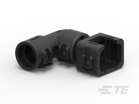 2302492-2 TE Connectivity, 2302 Right Angle Backshell, For Use With Connector Backshells, 4