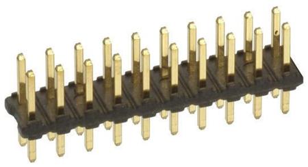 M22-2020305 HARWIN M22, 2mm Pitch, 6 Way, 2 Row, Straight Pin Header, Through Hole