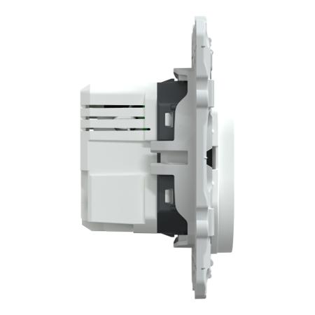 S320401 Schneider Electric White, 1 Gang, Ovalis C Series
