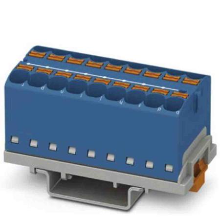 3273572 Phoenix Contact Distribution Block, 18 Way, 0.2 → 6mm², 32A, 800 V, Blue