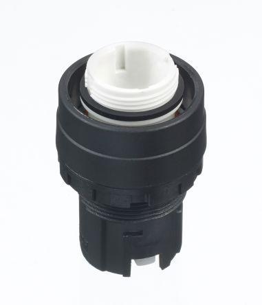 HW1L-M0L Idec HW Series, Black Push Button Head, Momentary, 22mm Cutout