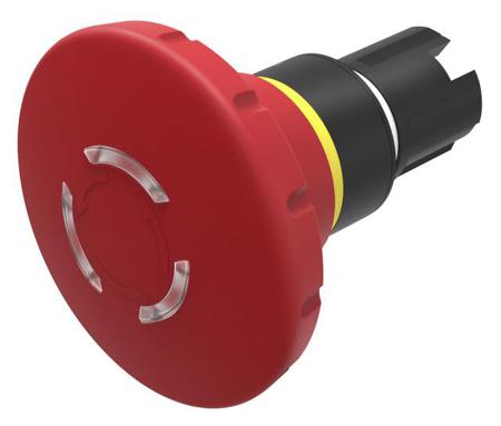 45-2D36.1A20.000 EAO 45 Series, Twist Release, Emergency Stop Push Button Head
