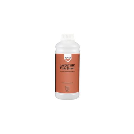 57034 Rocol  Marking & Layout Ink Fluid, Bottle, 1L, Blue