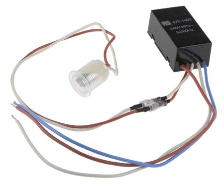 P12RE drg 113 Royce Thompson Electric Lighting Controller Detector, Cadmium Sulfide, Remote Mount, 220 to 270 V