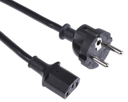 146-9120 RS Pro 5m power cord, Self-extinguishing VNEU16S3 to VNC13S (VNC13S), 10 A, 16 A, 250 V