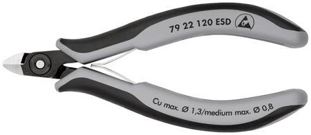 79 22 120 ESD Knipex Knipex ESD Safe Precision Diagonal Cutter