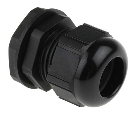 53015250+53019250 Lapp SKINTOP Series Black Polyamide Cable Gland, PG21 Thread, 13mm min., 18mm max., IP68