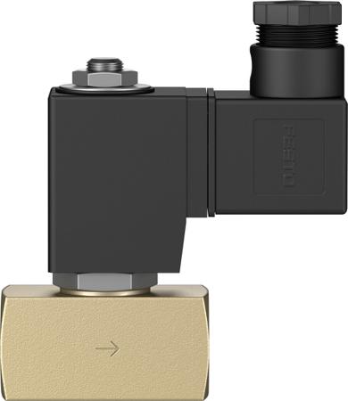 VZWD-L-M22C-M-G14-10-V-1P4-50 Festo 2/2 closed, Monostable Solenoid Valve Electrical G 1/4 VZWD Series