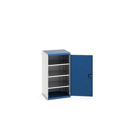 40019122-11V Bott 1 Door Sheet Steel Floor Standing Cupboard, 650 X 650 X 1200mm