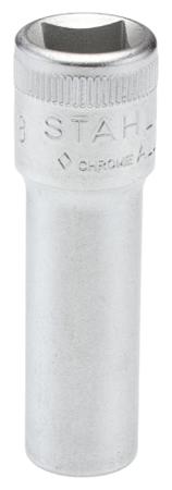 02420024 STAHLWILLE 3/8 in Drive 3/8in Deep Socket, 12 point, 54 mm Overall Length