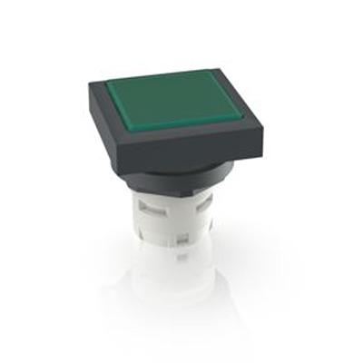 1.65.124.551/1505 RAFI Green Push Button LED for Use with Push Buttons