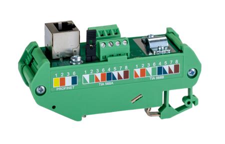 2901643 Phoenix Contact FL Series Cat5e RJ45 Patch Panel Green