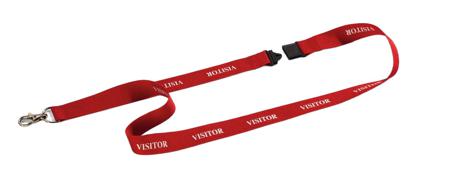 823803 Durable Red Lanyard With Lanyard