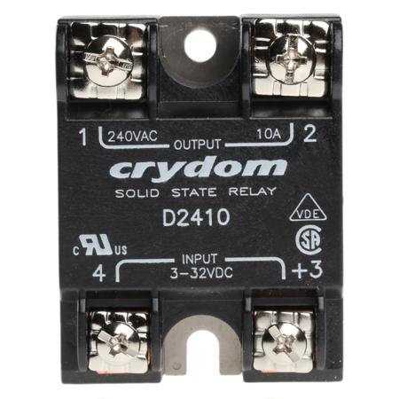 D2410 Sensata Crydom Solid State Relay, 10 A rms Load, Surface Mount, 280 V rms Load, 32 V Control