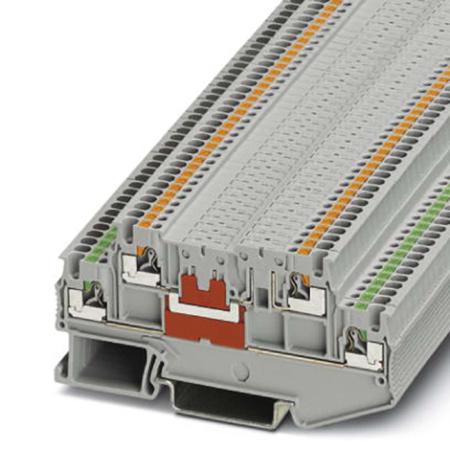 3210356 Phoenix Contact  PTT 1.5/S-2L Series Grey, Push In Termination
