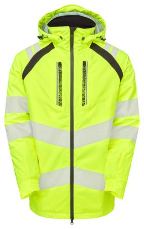 LFE968-10 PULSAR LFE968 Yellow Women Hi Vis Parka, 10