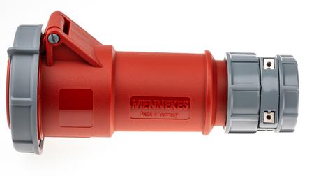 3881RS MENNEKES, PowerTOP IP67 Red Cable Mount 3P + N + E Industrial Power Socket, Rated At 16A, 400 V