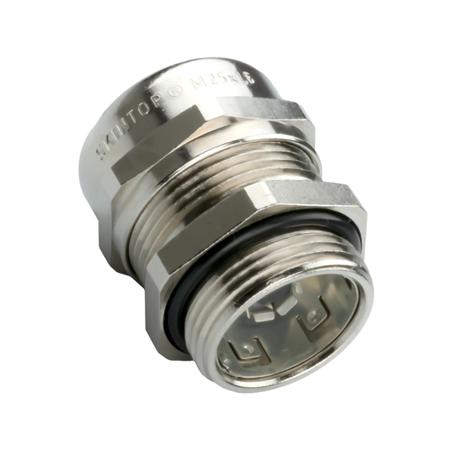 53112630LF Lapp SKINTOP MS-SC-M Series Nickel Nickel Plated Brass Cable Gland, M20 x 1.5mm Thread, 7mm min., 13mm max., IP68, IP69