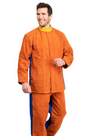 E2254-100XXXL EDC PROTECTION E2254 Orange, Fire Retardant, Water Resistant Jacket, XXXL