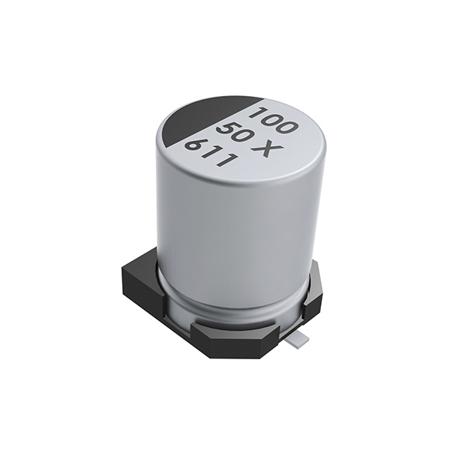 EXV106M025A9BAA KEMET 10μF Aluminium Electrolytic Capacitor 25V dc, Surface Mount -