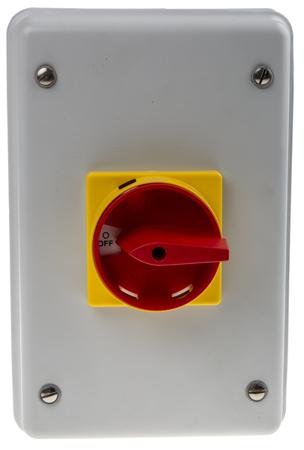773-8018 RS PRO 3P Pole Panel Mount Isolator Switch - 63A Maximum Current, 18.5kW Power Rating, IP54
