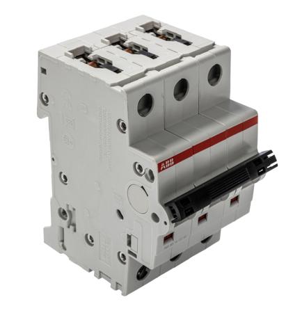 2CDS253001R0504--S203-C50 ABB System M Pro 50A MCB Mini Circuit Breaker3P Curve C, Breaking Capacity 6 kA