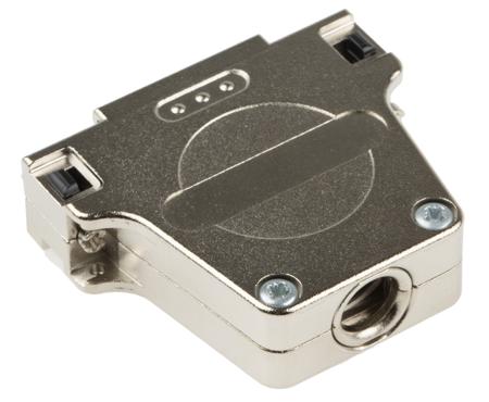 1419727 Phoenix Contact DSSC Series Die Cast Zinc D Sub Backshell, 25 Way, Strain Relief