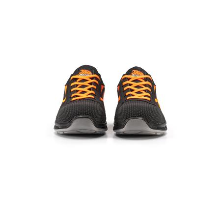 RL20404-07 UPower RL20404 Unisex Black, Orange  Toe Capped Safety Trainers, UK 7, EU 41