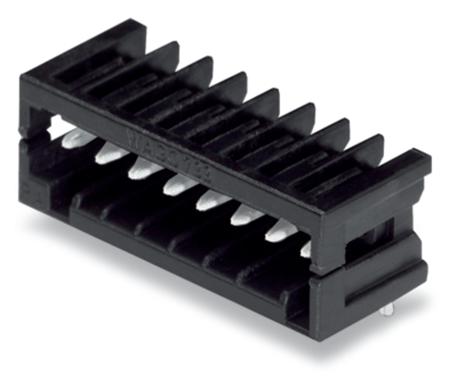 733-366/105-604 WAGO 733 Series Angled Through Hole Header, 6 Contact(s), 2.5 mm Pitch, 1 Row, Shrouded