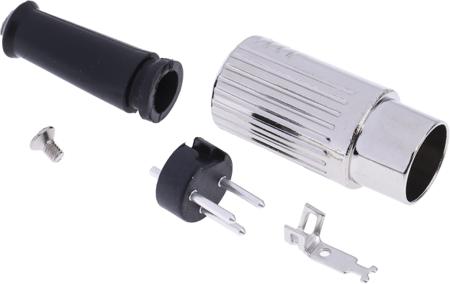 491-162 RS Pro YE-118XM Series, 6 Pole Din Plug Plug, 1A, 100 V ac, Push Lock