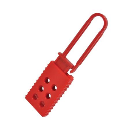 K20518D Kasp Red 6-Lock Locking Hasp Nylon Lockout Hasp
