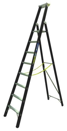 41149 Zarges 8 Rung Aluminium Steps