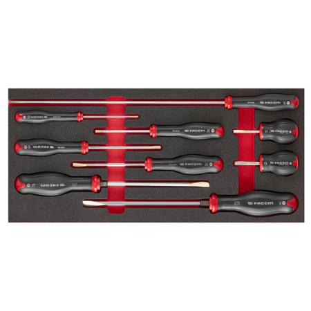 MODM-AT4PB Facom Slotted Screwdriver Set