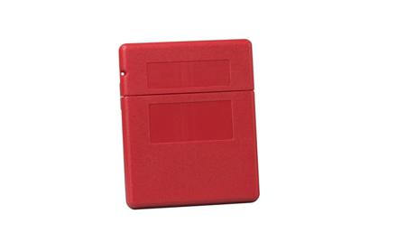JSTS233030 Justrite Red Polyethylene Medium Safety Storage Cabinet, 318mm x 260mm x 57mm