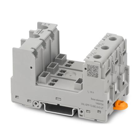 1466704 Phoenix Contact, VAL-SPP Surge Protection Device 760 V ac Maximum Voltage Rating 80kA Maximum Surge Current Base Element