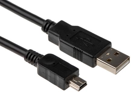 USB2HABM50CM StarTech.com USB 2.0, Male USB A to Male Mini USB B, 480Mbps, 500mm