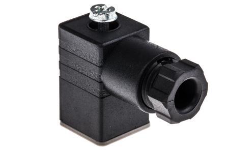 811-8225 RS Pro 2P+E DIN 43650 C Solenoid Valve Connector, Female, Cable Mount, MEM-207/S Series, 6A, 250 V ac