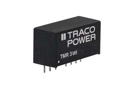 TMR-3-4821WI TRACOPOWER TMR 3WI 3W Isolated DC-DC Converter Through Hole, Vin 18 → 75 V dc, Vout ±5V dc