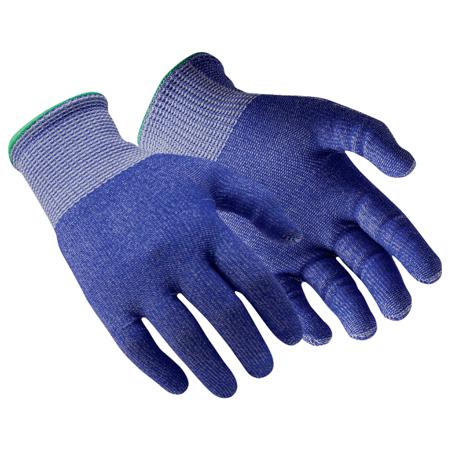 6066810 IWIS Helix Food Safe Series Blue HPPE Food Industry Work Gloves, Size 10