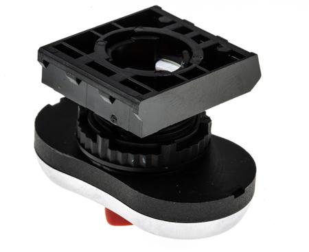 L61BA22 BACO BACO Series, Green/Red/Green Push Button Head, Spring Return, 22.3mm Cutout