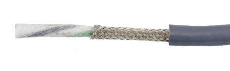 80120 SL005 Alpha Wire Ecogen Ecoflex PUR Control Cable, 2 Cores, 0.52 mm² 20 AWG, Screened, 30 m, Grey Modified Polyphenylene Ether