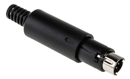 463-388 RS PRO 6 Pole Miniature Din Plug, 1A, 50 V ac/dc, Male, Cable Mount