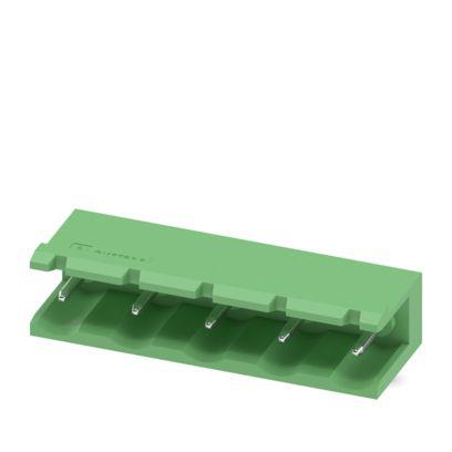 1766042 Phoenix Contact GMSTB Series Angled Wave Soldering Mount PCB Header, 5 Contact(s), 7.5 mm Pitch, 1 Row, Shrouded