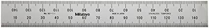 182-111 Mitutoyo 150mm Steel Metric Ruler, With UKAS Calibration